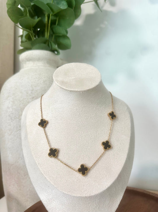 Black Clover Necklace