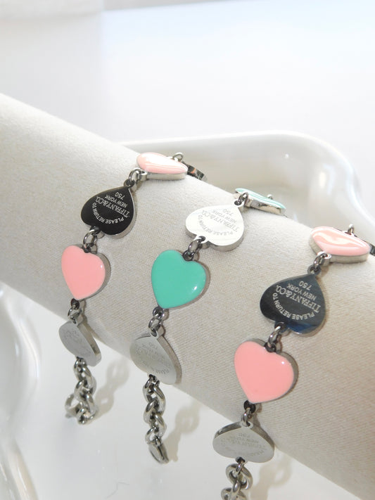 Multi heart bracelet