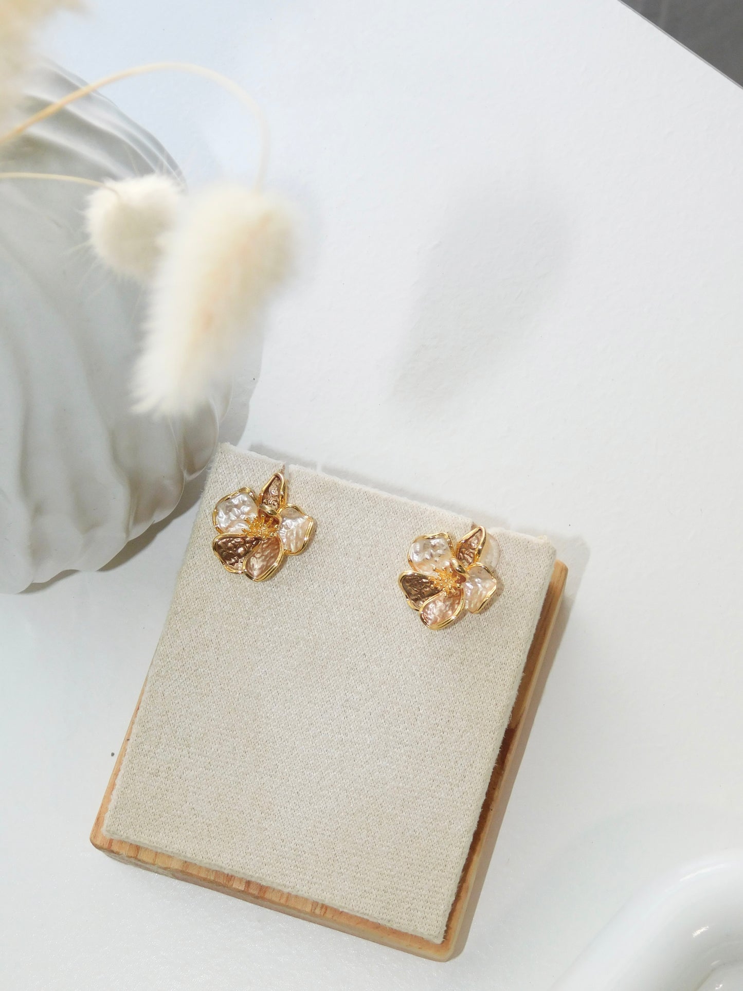 Golden Bloom Studs