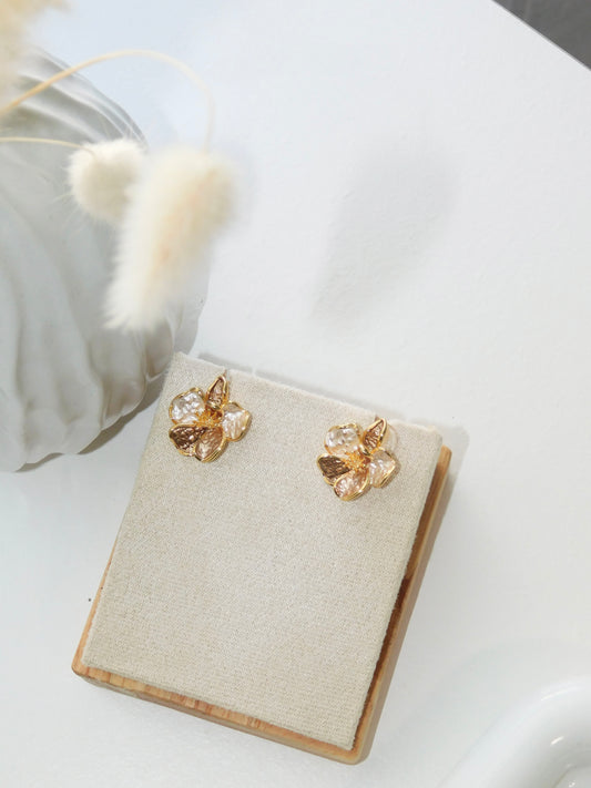 Golden Bloom Studs