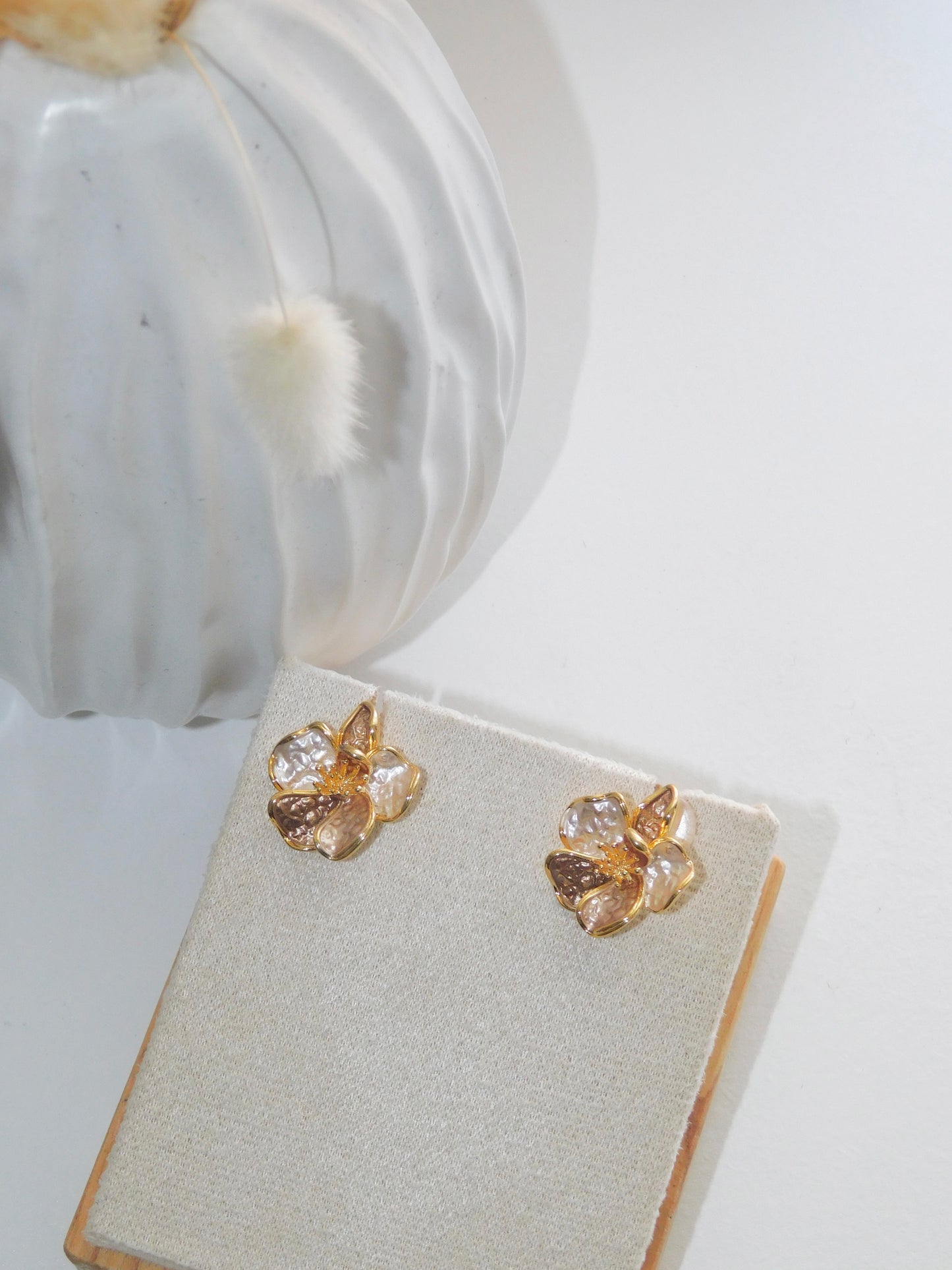 Golden Bloom Studs