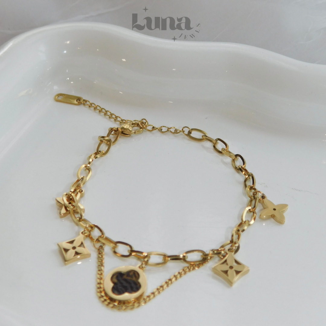 LV Charm Bracelet