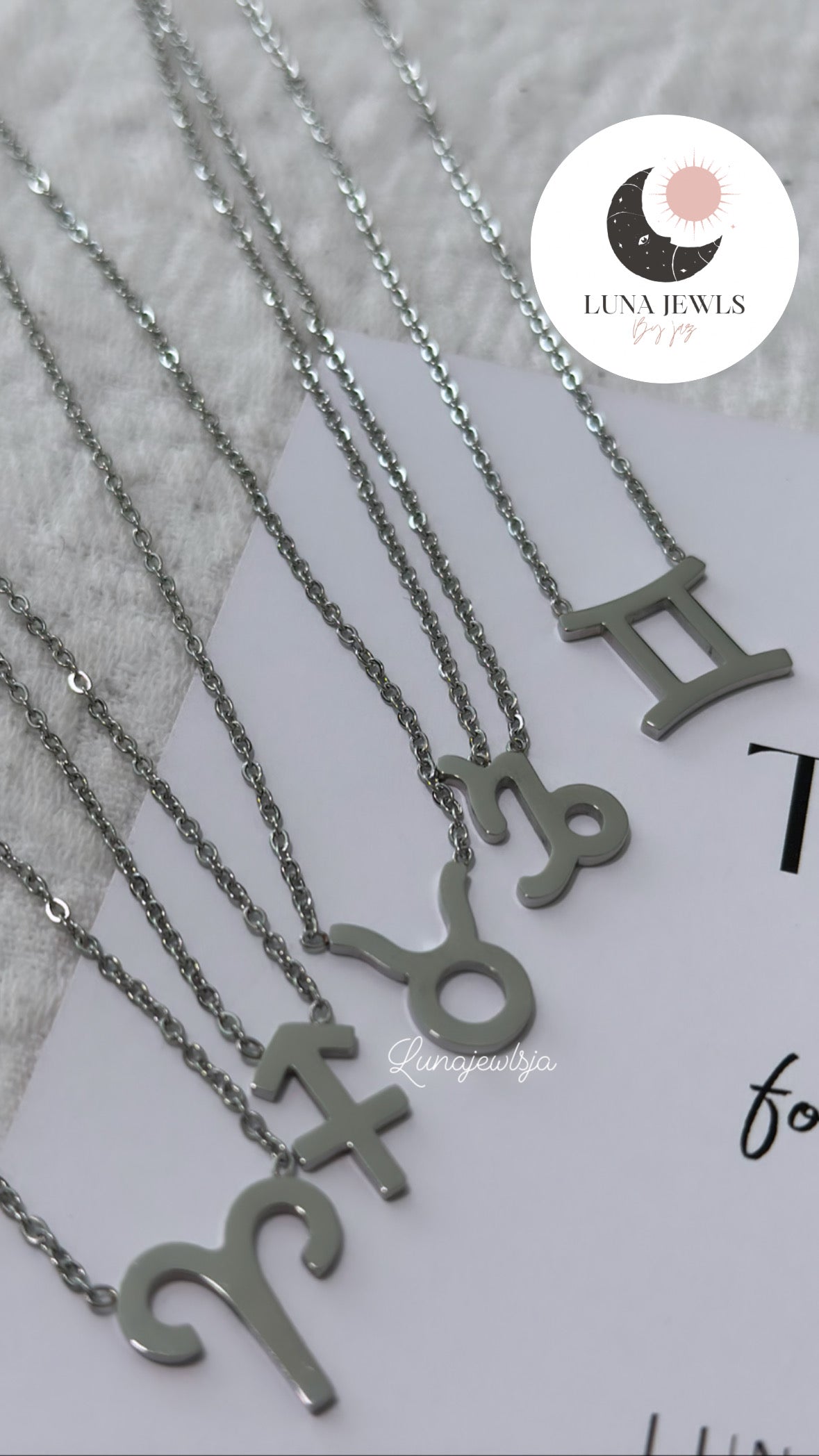 Silver Zodiac Necklaces